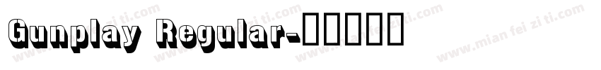 Gunplay Regular字体转换